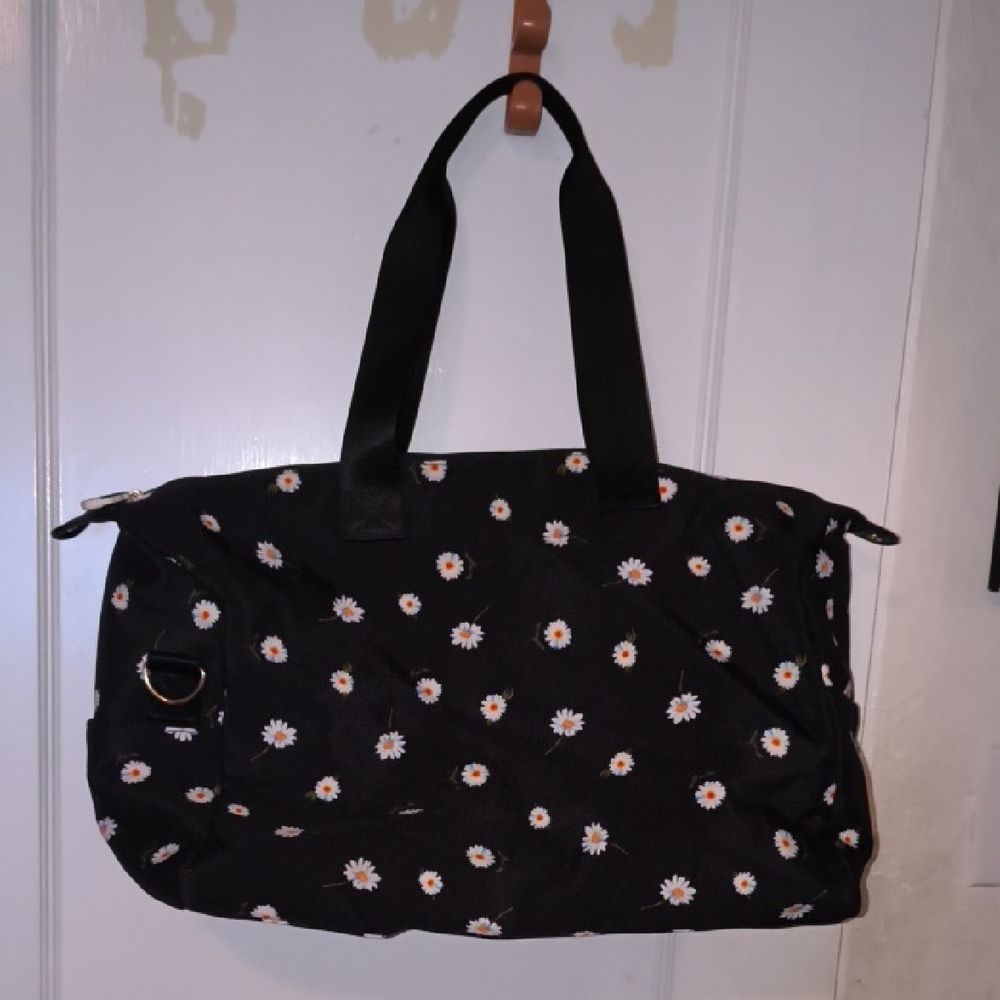 Alice + Olivia | Black Daisy Travel Bag